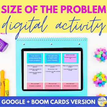 Preview of Size of the Problem Digital Activity - Boom Cards & Google Slides Game