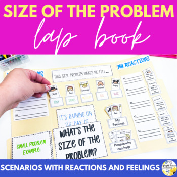 Preview of Size of the Problem Counseling Lap Book