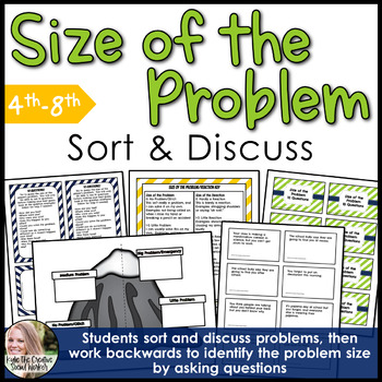 Preview of Size of the Problem Activity Sorting and Discussion