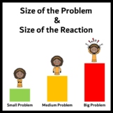 Size of the Problem and Reaction Visual Supports