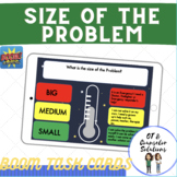 Size of the Problem and Size of the Reaction BOOM CARDS DIGITAL