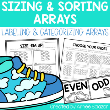 Preview of Arrays - Labeling and Categorizing Arrays Printables
