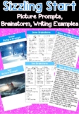 Sizzling Starts Writing Pack - Examples -Picture Prompts, 