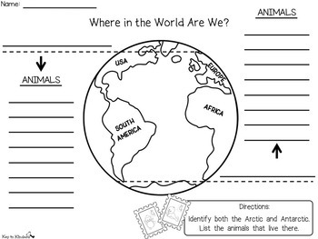 Polar Animals Math and Literacy by Key to Kinders | TPT