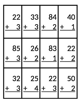 skeeball 2 digit 1 digit addition without regrouping by