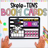 Skele-TENS BOOM Cards | Solve for the Missing Addend to Ma