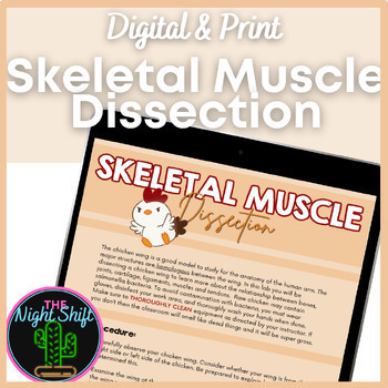 Preview of Skeletal Muscle (Chicken Wing) Dissecton | Digital and Print