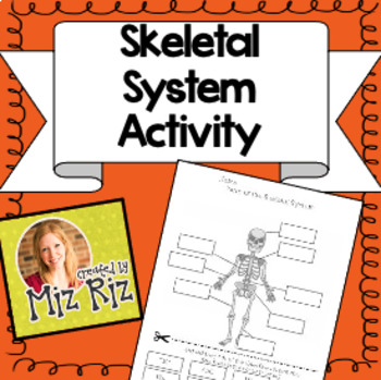 Preview of Skeletal System Activity (Cut and Paste)