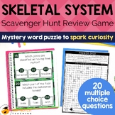 Skeletal System Activity | Scavenger Hunt Review Game | Hu