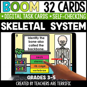 Preview of Skeletal System Boom Cards - Digital