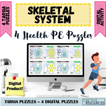 Preview of Skeletal System Digital Tarsia Puzzles