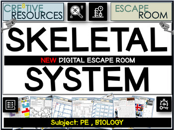 Preview of Skeletal System Escape Room