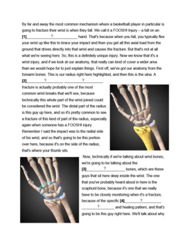 Preview of Skeletal System Injury (Wrist Fracture), NBA Sports Injury Case Study