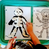 Skeletal System Play-doh Mat