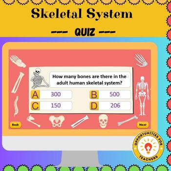 critical thinking quiz the skeletal system