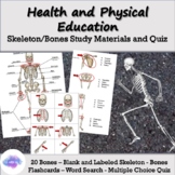 Skeleton & Bones Flashcards, Study Materials and Quiz - He