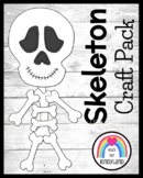 Skeleton Craft Activity: Halloween, Trick-or-Treat, Day of