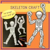 Skeleton Craft | Halloween Puppet | Spooky Scary Preschool