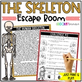 Skeleton Escape Room Activity | Halloween Reading Activities