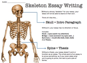 college essay skeleton