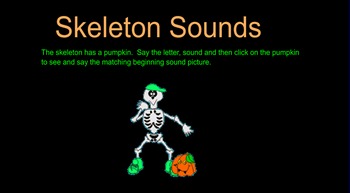 Preview of Skeleton Sounds Smartboard
