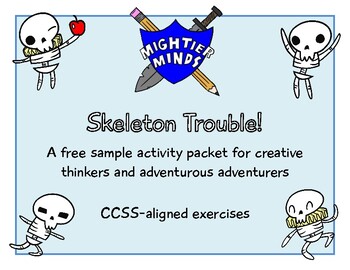 Preview of Skeleton Trouble - A Free Activity Pack