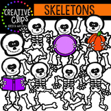 Skeletons {Creative Clips Digital Clipart}