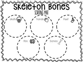 Halloween Math Activity - Dem Skeleton Bones by Caffeine and Classy