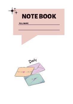 Preview of Sketch Book: A cute notebook for all ages for drawing or writing, 100 pages.