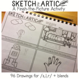 Sketch It Artic: A Finish-the-Picture Activity! No Prep