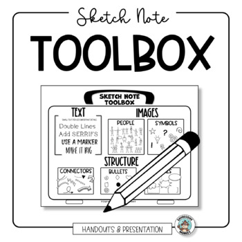 Preview of Sketch Note Ideas - Toolbox •  Handouts • How to Take Sketch Notes