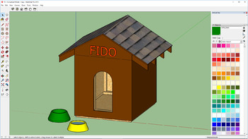 Preview of SketchUp - Modeling A Doghouse- A STEM Video Tutorial