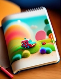 Sketchbook: A cute notebook for all ages suitable for chil