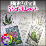 Sketchbook Art Lessons | High School Sketchbook Worksheets