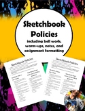 Sketchbook Policies (Editable)