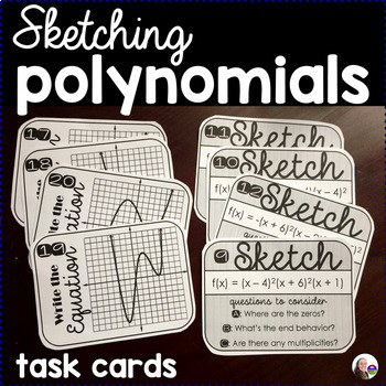 Sketching Polynomials Task Cards