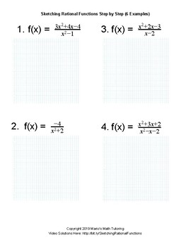 Preview of Sketching Rational Functions