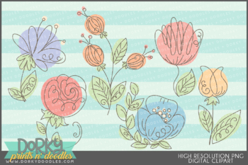 painting board stand clipart flowers