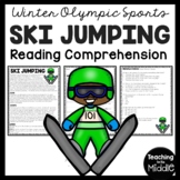 Ski Jumping Reading Comprehension Worksheet Winter Olympic
