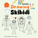 Skibidi Characters Reading Names, Drawing - Fine Motor Fun