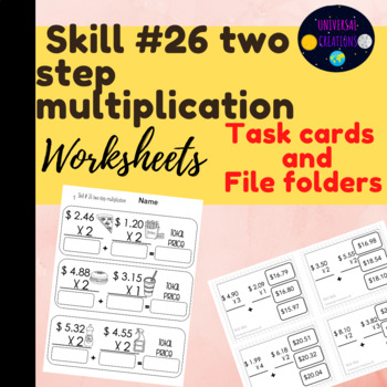 Break An Egg multiplication Math Centers File Folder Games grades 3-4 