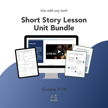 Preview of Skill-Based ELA Short Story Unit Bundle  | No prep - Use with any text!