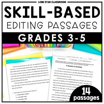 Preview of Skill-Based Editing Passages - Grammar Passages