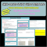 Skill-Based Math Study Guide Template - Fully Editable
