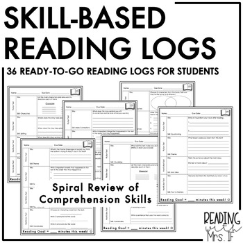 Preview of Skill-Based Comprehension Reading Logs