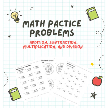 Preview of Skill-Building Math: Addition, Subtraction, Multiplication, Division Worksheets