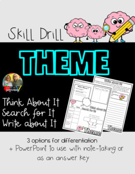 Preview of Skill Drill: Theme (An Option for Use with Journeys)