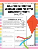 Skill-Packed Expressive Language Sheets for Upper Elementa