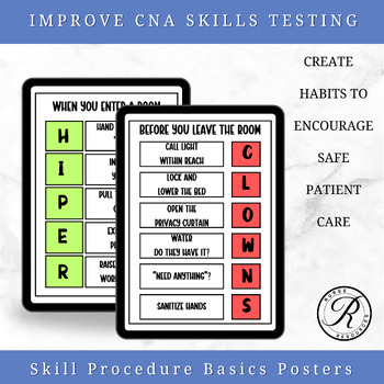 Preview of CNA Nursing Health Sciences| Health Care | Patient Care Skill Procedure Basics