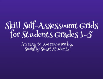 Preview of SEL Skill Self Assessment Grids